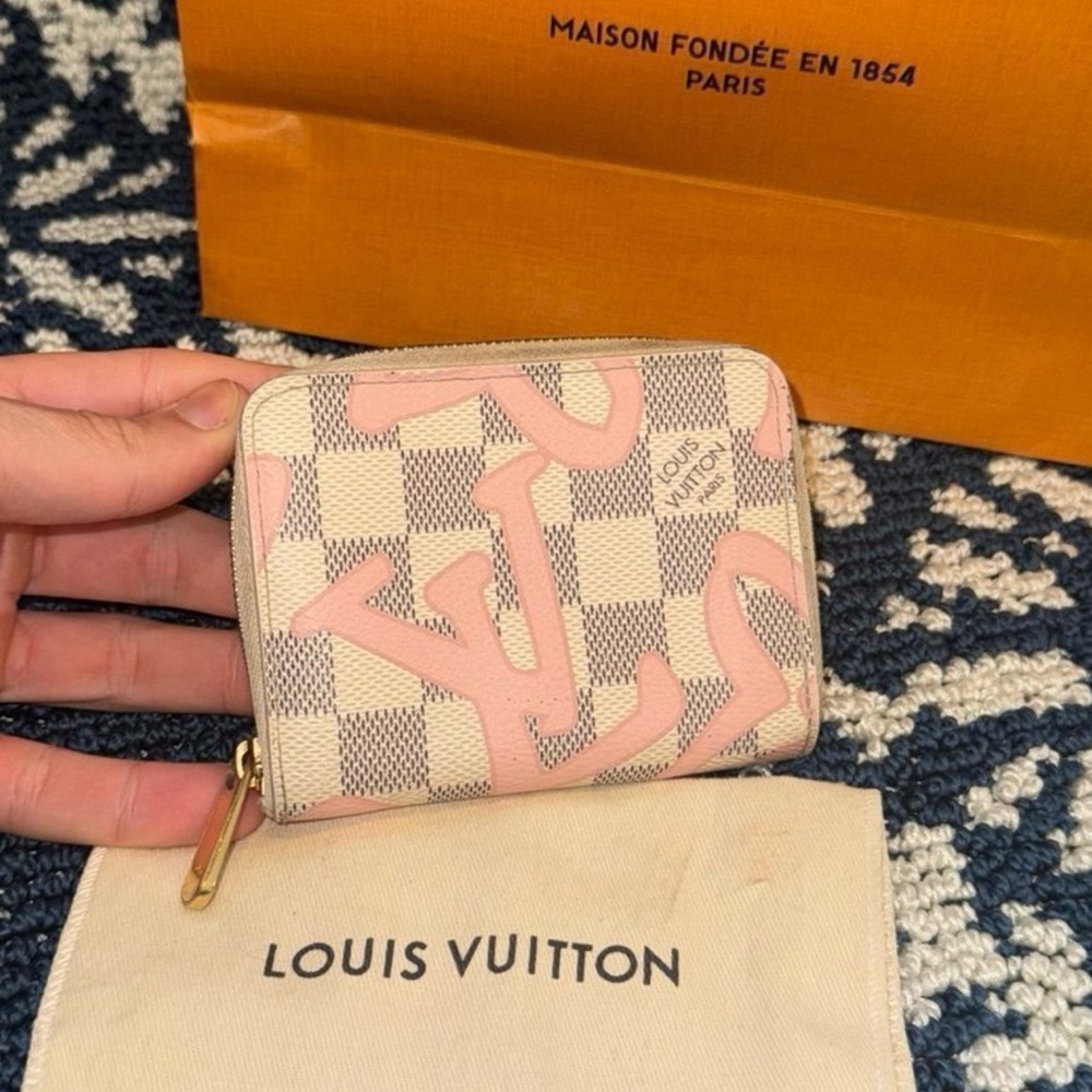 Louis Vuitton Damier Azur Tahitienne Zippy Coin Purse